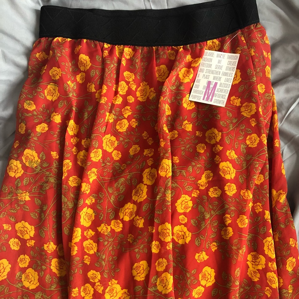 NWT Medium LuLaRoe Lucy Skirt